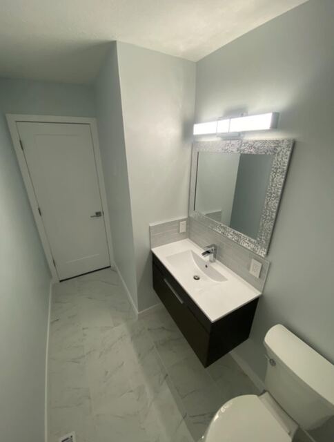 Bathroom renovation