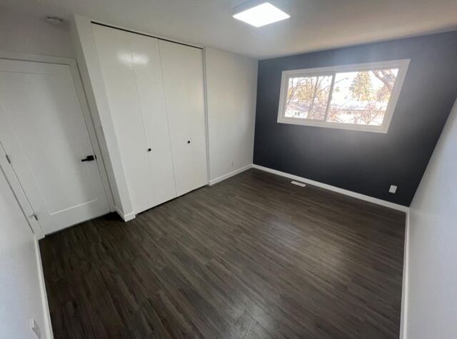 Bedroom with new closet doors