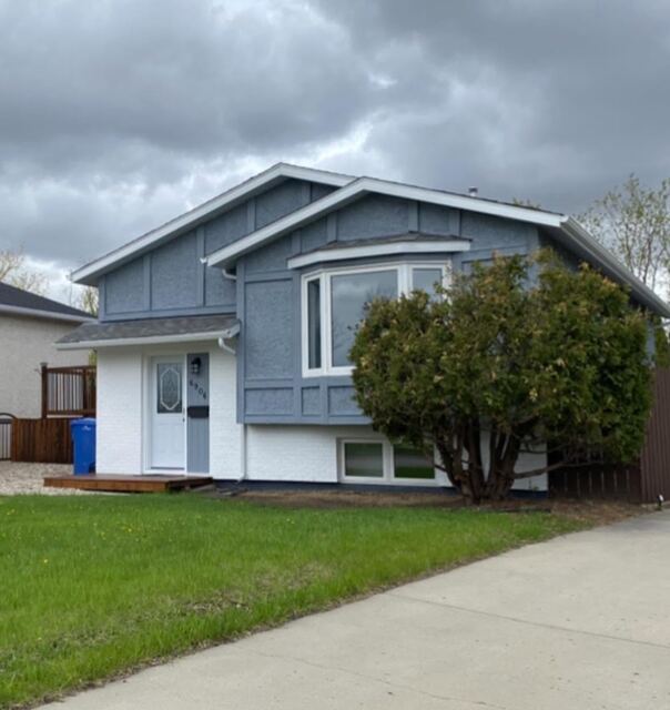 Split-level home exterior