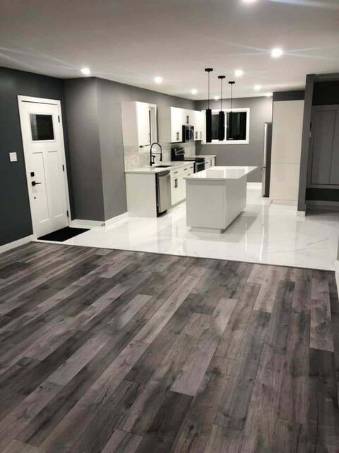 Dark modern kitchen